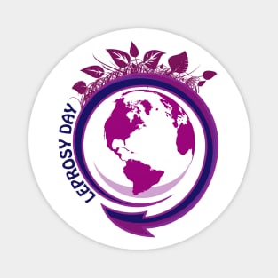 World Leprosy Day Symbolic Magnet